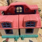Fisher Price Little People Sweet Sounds Doll House Pink Roof 2006