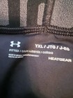 Under Armour Heatgear Armour Kids Kids Sports Baselayer Leggings Black Yxl
