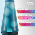 The Original Lava Lamp 14 5  Night Swim White Wax Blue Liquid 2095