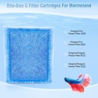 8 Pack Rite-size C Filter Cartridges For Marineland Penguin Pro Power Filters