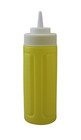 2 Piece Plastic Squeeze Mustard Ketchup Salad Dressing Condiment Set 10 Ounce