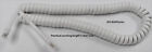 Sony Corded Phone White Handset Cord Receiver Curly Telephone Coil Short  9ft 