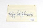 Riggs Stephenson Signed 3 X 5 Index Card Jsa Auto