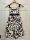 Pippa   Julie Girls 10 Navy Blue Floral Long Party Formal Wedding Dress