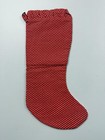 Inger 1980 Vtg Handmade Christmas Stocking Oh Christmas Tree Cross Stitch