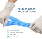 Basic Medical Synmax Vinyl Exam Gloves - Latex And Powder Free Size M 100-2000