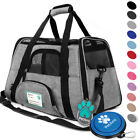 Cat Dog Pet Carrier Bag Travel Comfort Bag Case Airline Approved Soft Sided Mesh