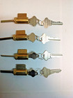 4 Schlage Cylinders  W  Keys All Keyed Alike 24214 Key Safety Locks Secure Keep