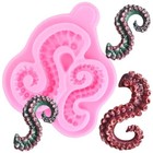Octopus Tentacles Silicone Mold For Cake Decorating Cupcake Topper Style A