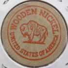 Vintage Hamburg Coin   Jewelry Hamburg  Ny Wooden Nickel -  2 New York Token