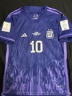 Lionel Messi Signed Beckett Argentina Vs Poland Autograph Jersey World Cup Bas