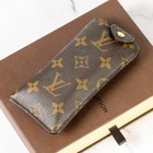 Louis Vuitton Glasses Case M66545 Monogram Etui A Lunette Pm W box Auth Brown a 
