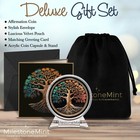 Sobriety Coin Gift Set Tree Of Life Aa Chip With Capsule Stand And Card