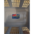 Rubbermaid Laundry Basket 1 5  Rectangular Blue Vintage Ventilated Usa 2965