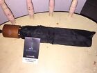 Shedrain Rain Essentials Auto Open  Rain Umbrella In Black With Wood Handle