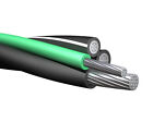 2-2-2-4 Aluminum Mobile Home Feeder Direct Burial Cable  100 Amp  600v