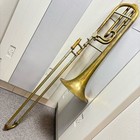 Vintage 11940s 1950s Besson Bass Trombone Model 10-10 With Case Very Rare
