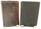 Antique German Softcover Hymnal Hardcover Prayer Books 1906 1908 Missouri Synod