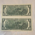 2 Series 1976  2 Two Dollar Bills Crisp Clean Dallas K District Green Seal