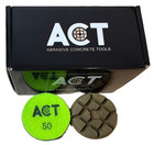 3  50 Grit Resin Diamond Polishing Pads     Concrete  set-12 