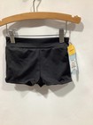 Girls  Gymnastics Shorts - Cat   Jack    Black Xs