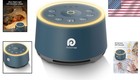 Soothing Navy Blue White Noise Machine With Timer   Night Light For Children