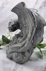 Majestic Xl Picasso Jasper Hand Carved Dragon          guardian Of The Highlands 