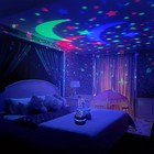 Led Starry Sky Projector Lamp Usb Night Light Moon Star Room Atmosphere Decor