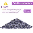 1 2 Pound Dried Lavender Flowers  Natural Dried Lavender Buds Bulk One Size 8 0