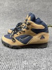 Nike Acg Boots Outdoor Hiking Trail Shoes Brown Blue Swoosh Women   s Size 8 5