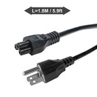 6 Ft 3 Prong Ac Power Cord Cable For Hp Dell Asus Sony Laptop Replacement