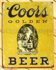 Coors Golden Beer Tin Sign Metal Poster Vintage Label Bar Garage Wall Decor 1648