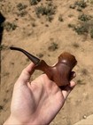Vintage Signed Danish Freehand Briar Tobacco Smoking Pipe Denmark Rare Sitter