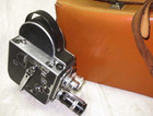 Vintage Bolex Paillard H16 16mm Movie Motion Picture Film Camera W  3 Lens  Case