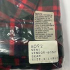 Vintage 1994 L l  Bean Mens Plaid Robe Red Green Cotton Made In Usa Size Xl New
