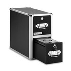 Vaultz Vz01094 Two-drawer Cd File Cabinet For 330 Folders - Black New
