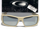 Oakley Gascan Matte Sand Tan Polarized Galaxy Chrome Mirror Sunglass 9014-e1