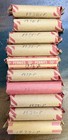 Last One  1930   s Lincoln Wheat Pennies 10 Solid Date Rolls 500 Coins P Mint