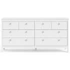 Tvilum Madrid 8 Drawer Double Dresser In White