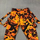 Balera Dance Wear Pants Girl Large Lc Orange Black Camo Pop Star D Ring