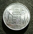 Old Commemorative Coin Of Hungary 5 Pengo 1943 Admiral Horthy World War Ii Unc