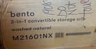 Babyletto Bento 3-in-1 Convertible Storage Crib M21601nx- Washed Natural
