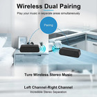 Loud Bluetooth Rechargeable Speaker Wireless Outdoor Stereo Bass Usb tf fm Radio