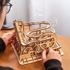 Rokr 3d Wooden Puzzles Marble Run Set  Model Kit For Adults  teens Diy Gifts