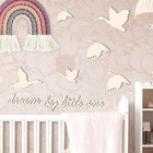 Dream Big Little One Wooden Walls Decor Baby Room Arts Decals Nursery Wall Ar   