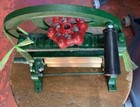 Vintage Dry Squid Orange Sugar Canes Mill Juicer Hand Press Cast Iron Brass Tool