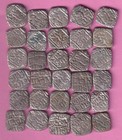 718 Delhi Sultan Mubarak Shah 1 2 Tangi  30 Pices Silver Coins