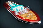 Riva Aquarama Wooden Model Boat 21   53cm Birthday Gift For Dad