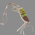 Indian Native American Sioux Handmade Beaded Suede Leather Knife Sheath