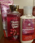 Bath   Body Works Christmas Lot 8 Shower Gel  Lotion  Mist  Cream Soap Full Size